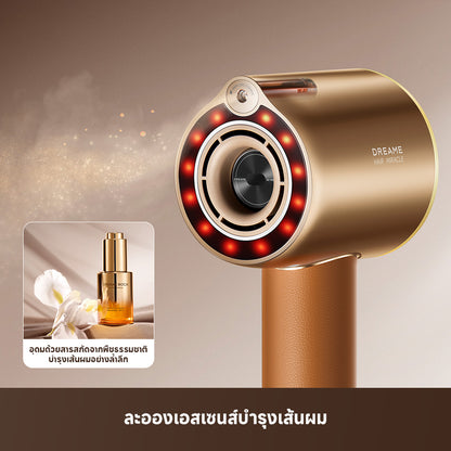 Dreame Miracle Pro | เครื่องไดร์ผมความเร็วสูง ปล่อยเอสเซนเซ์ + ควบคุมอุณหภูมิอัจฉริยะ ทำให้ผมดูเงางาม - Dreame Thailand