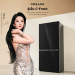 โหลดภาพลงในตัวดูแกลเลอรี, [พรีออเดอร์ 10 วัน] Dreame C-Fresh ตู้เย็น 4 ประตู | ความจุ 430L | อินเวอร์เตอร์ ประหยัดไฟ | ไม่ต้องละลายน้ำแข็ง | แบบฝัง ไม่ยื่น เข้าครัวพอดี | เย็นทั่วถึง อาหารสดนานขึ้น | การทำงานเงียบ - Dreame Thailand
