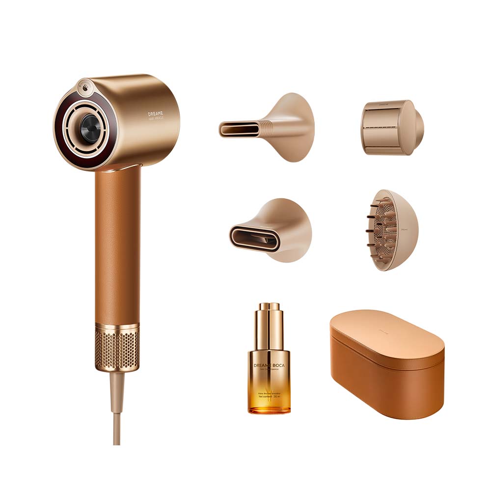 Dreame Miracle Pro | เครื่องไดร์ผมความเร็วสูง ปล่อยเอสเซนเซ์ + ควบคุมอุณหภูมิอัจฉริยะ ทำให้ผมดูเงางาม