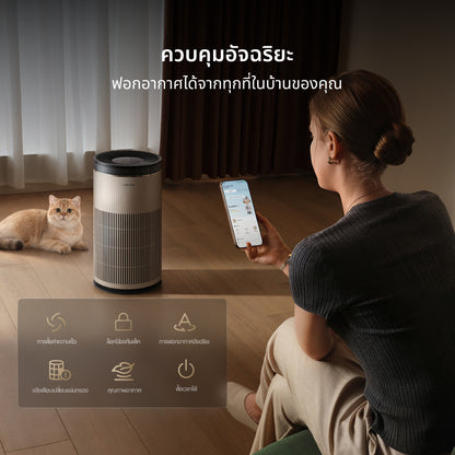 [พรีออเดอร์ 30 วัน] Dreame Air Purifier TP20 | เครื่องฟอกอากาศ | ไส้กรอง 5 ปี | FCADR 310m³/h | PCADR 500m³/h | HEPA H13 | 208ตร.ม. | กินไฟต่ำ 45W | เงียบ 22dB