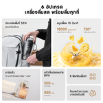 Load image into Gallery viewer, [พรีออเดอร์ 20 วัน] Dreame PB10 Portable Blender | เครื่องปั่นน้ำผลไม้แบบพกพา | ความจุขนาดใหญ่ 800ml | ชาร์จเร็ว Type-C | ปั่นสดพร้อมดื่ม - Dreame Thailand
