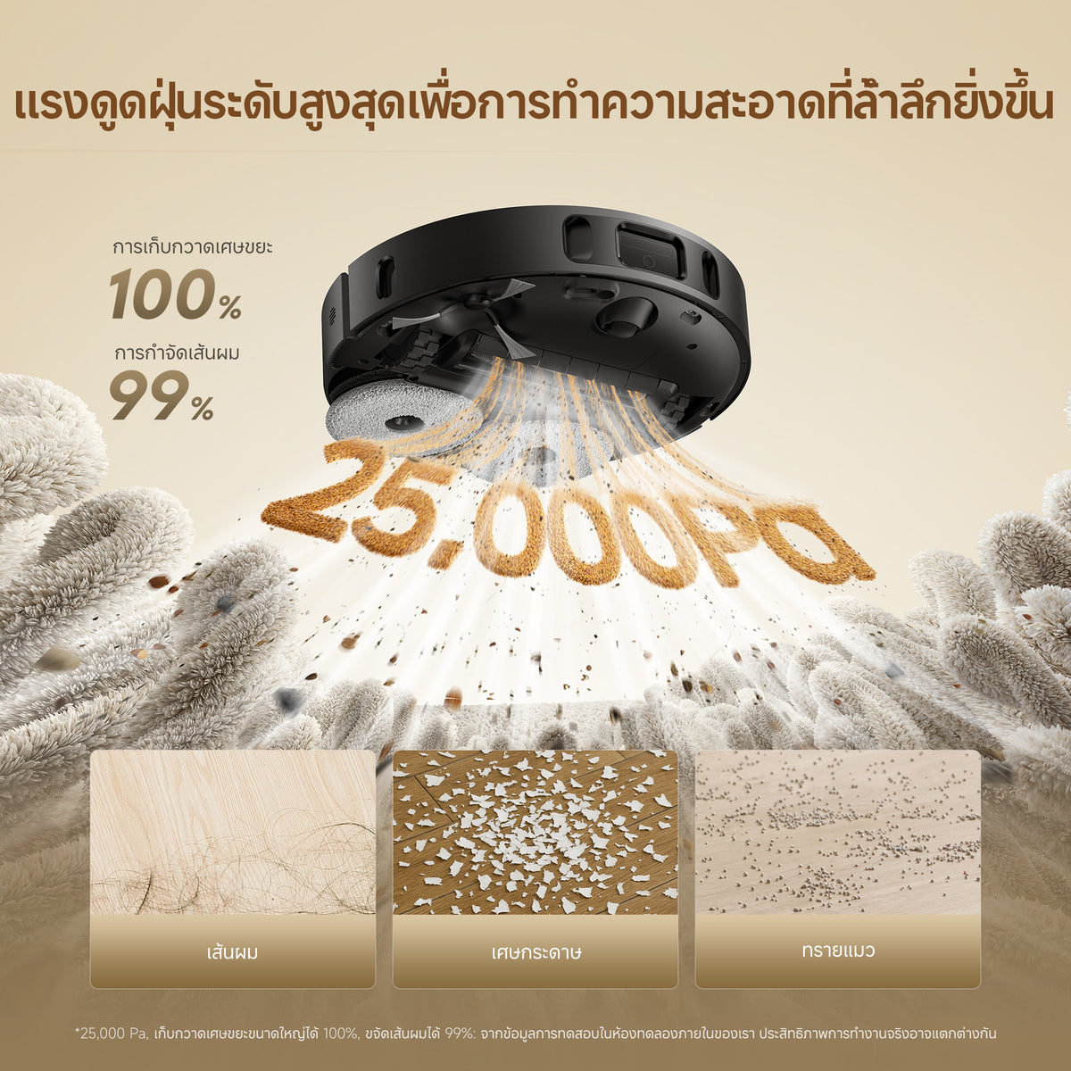 [HOT] Dreame D30 Ultra Robot Vacuum 25000Pa ดูดฝุ่นถูพื้นอัตโนมัติ ล้างผ้าเอง MopExtend เลี่ยงสิ่งกีดขวางอัจฉริยะ - Dreame Thailand