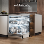 โหลดภาพลงในตัวดูแกลเลอรี, [2026 NEW] Dreame DZ401 Pro Free-standing Dishwasher อบแห้งคู่ เงียบ42dB เก็บจานไร้กลิ่น7วัน แขนพ่นFlexWing - Dreame Thailand
