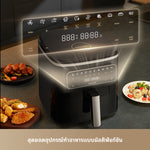 โหลดภาพลงในตัวดูแกลเลอรี, [พรีออเดอร์ 30 วัน] Dreame AF60 Air Fryer 7L หม้อทอดไร้น้ำมัน ระบบไอน้ำ CrispVapor™ ลมร้อน 3D ไม่ต้องพลิก 20 โปรแกรมอัตโนมัติ พร้อมระบบทำความสะอาดด้วยไอน้ำ - Dreame Thailand
