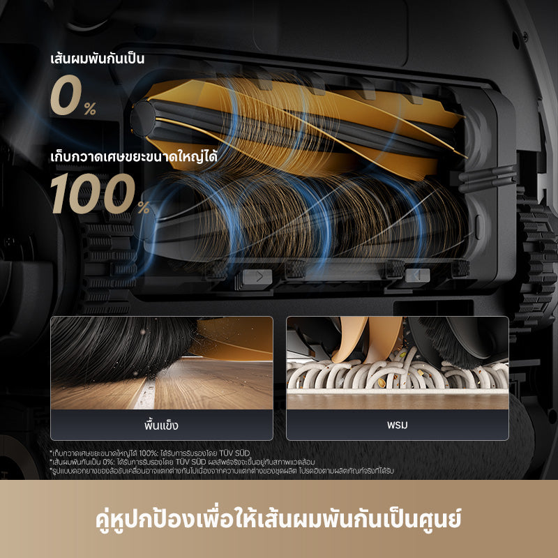 Dreame Aqua10 Roller – เครื่องดูดฝุ่นถูพื้น 2-in-1 ทำความสะอาดเปียกและแห้งในเครื่องเดียว