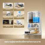 将图片加载到图库查看器，[NEW] Dreame L10s Ultra Heat | หุ่นยนต์ดูดฝุ่น | ดูดแรง 25,000Pa | ซักผ้าม็อบด้วยน้ำร้อน 80°C | อบผ้าม็อบด้วยลมร้อน | ไม่ต้องทำความสะอาดเอง
