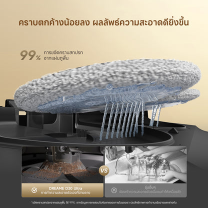 [HOT] Dreame D30 Ultra Robot Vacuum 25000Pa ดูดฝุ่นถูพื้นอัตโนมัติ ล้างผ้าเอง MopExtend เลี่ยงสิ่งกีดขวางอัจฉริยะ - Dreame Thailand