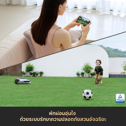 [2026 NEW]Dreame Roboticmower A2 1200 Lawn Mower หุ่นยนต์ตัดหญ้า จัดการหลายโซน หลบสิ่งกีดขวาง 3D และ AI ไต่ลาดชัน 26.5° - Dreame Thailand
