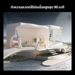 将图片加载到图库查看器，[พรีออเดอร์ 15 วัน] Dreame V18S Cordless Stick Vacuum เครื่องดูดฝุ่นไร้สาย แรงดูด 27000Pa ไฟ LED เผยฝุ่น 16 เท่า เวลาทำงานสูงสุด 90 นาที
