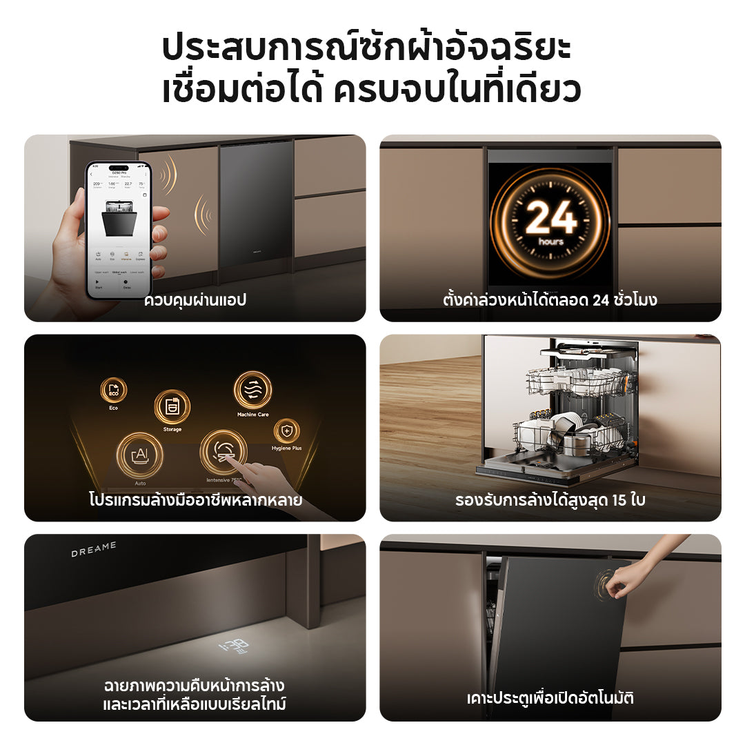 [เปิดตัวใหม่] เครื่องล้างจาน Dreame DZ60 Pro