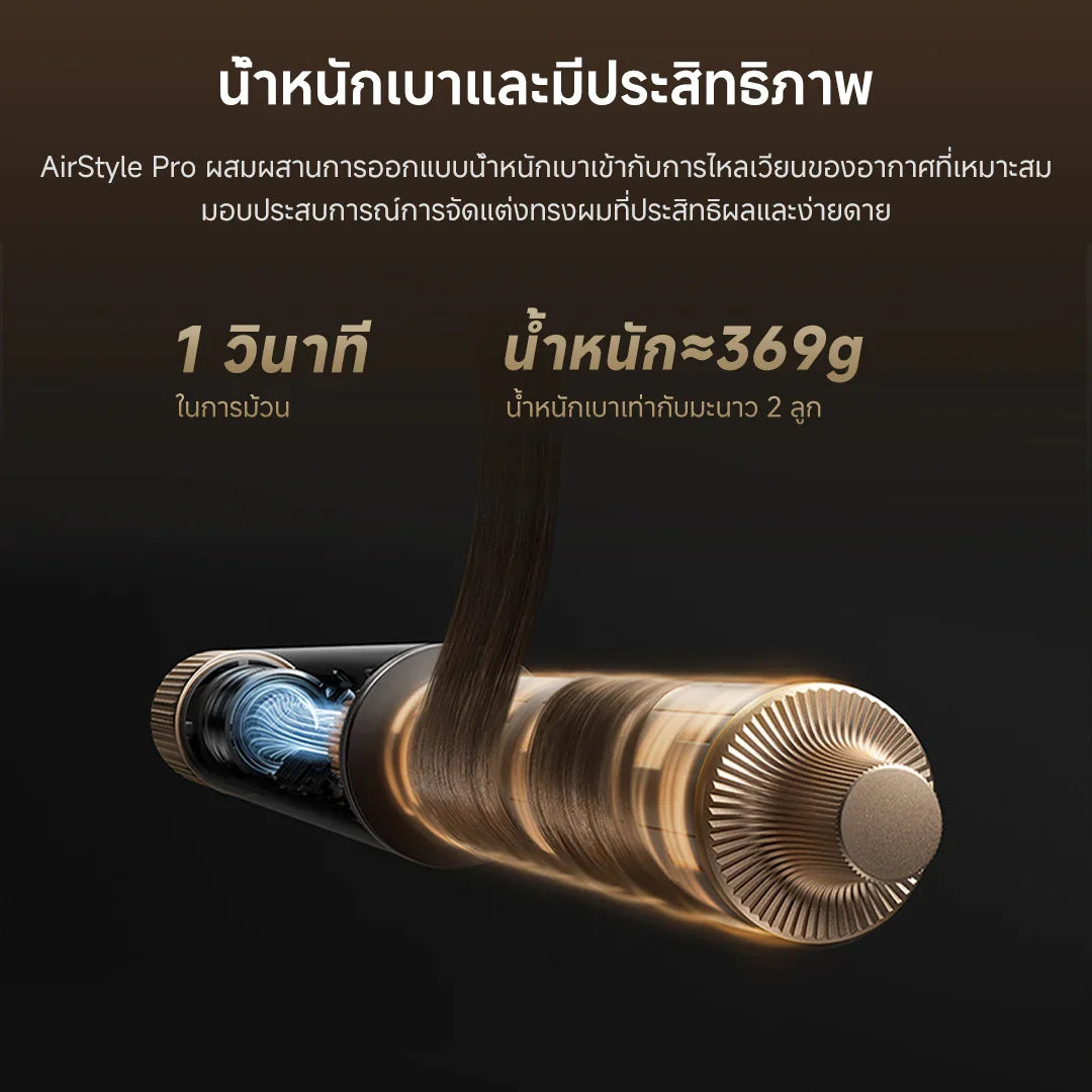 [NEW] Dreame AirStyle Pro 7-in-1 Hair Drying & Styling System เครื่องจัดแต่งทรงผม เป่าผม ม้วนผมอัตโนมัติ ลอนเรียบ - Dreame Thailand