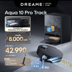 Load image into Gallery viewer, [New] Dreame Aqua 10 Pro Track ถูพื้นระบบรางอัจฉริยะ น้ำอุ่น 45°C แรงดูด 25000Pa ข้ามสิ่งกีดขวาง 6 ซม. - Dreame Thailand
