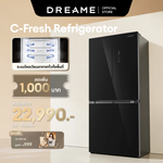 โหลดภาพลงในตัวดูแกลเลอรี, [NEW] Dreame C-Fresh ตู้เย็น 4 ประตู | ความจุ 430L | อินเวอร์เตอร์ ประหยัดไฟ | ไม่ต้องละลายน้ำแข็ง | แบบฝัง ไม่ยื่น เข้าครัวพอดี | เย็นทั่วถึง อาหารสดนานขึ้น | การทำงานเงียบ
