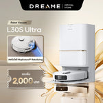 โหลดภาพลงในตัวดูแกลเลอรี, Dreame Bot L30s Ultra Robot Vacuum หุ่นยนต์ดูดฝุ่นถูพื้น ถูพื้น ซักผ้าถู อบผ้า แรงดูดสูงถึง 11,000Pa - Dreame Thailand
