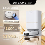 Load image into Gallery viewer, Dreame Bot L30s Ultra Robot Vacuum, a robot vacuum cleaner that mops, washes, and dries clothes, with a suction power of up to 11,000Pa.

