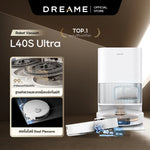 โหลดภาพลงในตัวดูแกลเลอรี, [NEW 2025] Dreame L40S Ultra Robot Vacuum Cleaner หุ่นยนต์ดูดฝุ่นถูพื้น แขนไบโอนิคคู่ ดูดแรง 19,000Pa ถูสะอาด อัตโนมัติ - Dreame Thailand
