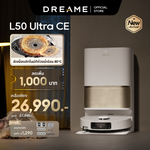 Load image into Gallery viewer, [HOT] Dreame L50 Ultra CE หุ่นยนต์ดูดฝุ่นถูพื้น ดูดแรง 25,000Pa ซักผ้าถูด้วยน้ำร้อน 80°C ล้าง อบแห้ง เติมน้ำอัตโนมัติ - Dreame Thailand
