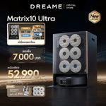 Load image into Gallery viewer, [NEW2025]Dreame Matrix10 Ultra Robot Vacuum and Mop ฟังก์ชันสลับหัวถูหลายแบบ แรงดูดสูงสุด30kPa ซักผ้าม็อปด้วยน้ำร้อน100℃ - Dreame Thailand
