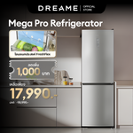 Load image into Gallery viewer, [NEW] Dreame Mega Pro ตู้เย็นอินเวอร์เตอร์ | ความจุ 409L | ขนาดกะทัดรัด ความจุใหญ่ | Soft Freeze แช่เย็นนุ่ม | ดีไซน์บิลท์อินแบบบางเฉียบ - Dreame Thailand
