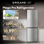 Load image into Gallery viewer, [NEW] Dreame Mega Pro ตู้เย็นอินเวอร์เตอร์ | ความจุ 409L | ขนาดกะทัดรัด ความจุใหญ่ | Soft Freeze แช่เย็นนุ่ม | ดีไซน์บิลท์อินแบบบางเฉียบ - Dreame Thailand
