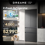 Load image into Gallery viewer, [NEW] Dreame Z-Fresh ตู้เย็น 4 ประตู | ความจุ 508L | อินเวอร์เตอร์ ประหยัดไฟ | ทำน้ำแข็งไว | แช่แข็งได้ลึกถึง -32°C | ระบบกำจัดกลิ่น AeroFresh | การออกแบบฝังตัว
