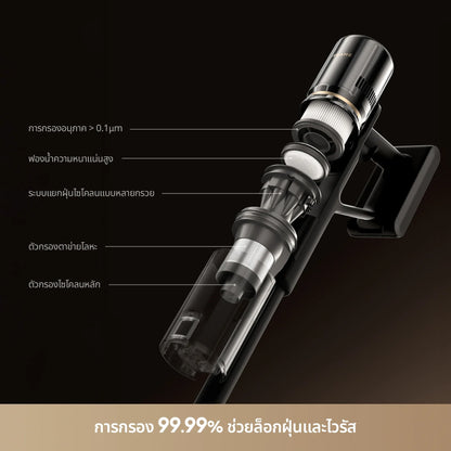 Dreame Z30S เครื่องดูดฝุ่นไร้สาย พลังดูด 310AW กรองฝุ่น HEPA 99.99% ใช้งาน 90 นาที - Dreame Thailand
