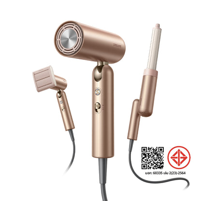Dreame Pocket Uni High-Speed Hair Dryer ไดร์เป่าผม ความเร็วสูง พับได้ พกง่าย เป่าแห้งไว เปลี่ยนทรงได้ - Dreame Thailand