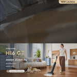 โหลดและเล่นวิดีโอในตัวดูแกลเลอรี, [2026 NEW] Dreame H16 GT Wet and Dry Vacuum Cleaner เครื่องดูดฝุ่นถูพื้น เบาเพียง 4.1kg + แรงดูด 23,000Pa ทำความสะอาดบ้านขนาดเล็กได้ในทีเดียว

