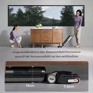[HOT] Dreame H13 Flexreach Wet and Dry Vacuum เครื่องดูดฝุ่นถูพื้น เส้นผมพันกันเป็น 0 ล้างด้วยน้ำร้อน 90℃